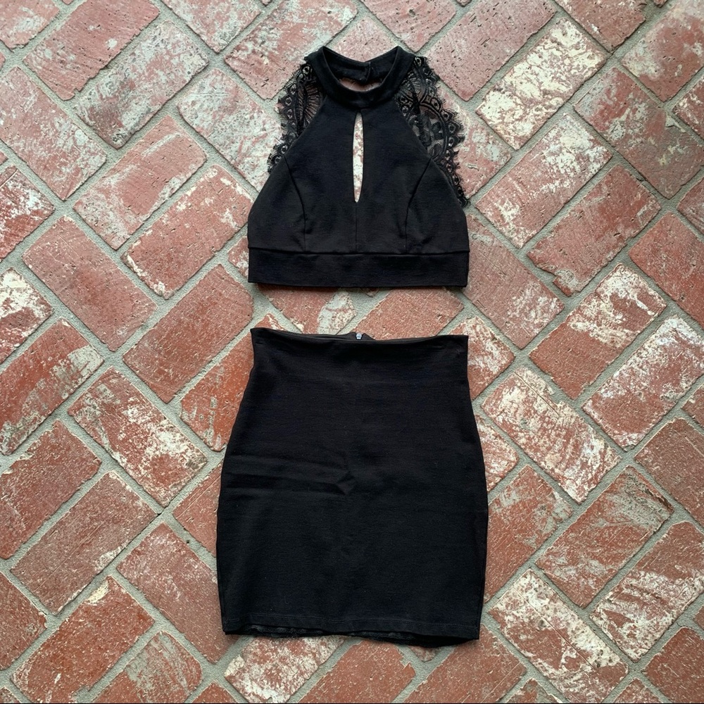 Lulus 2 Piece Body Con Dress Size S!